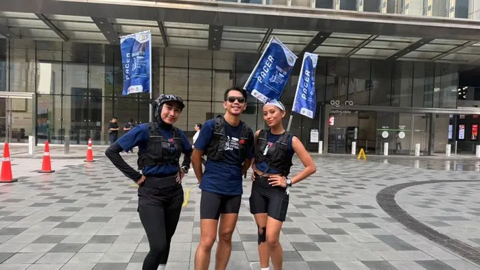 Ratusan Pelari Uji Ketahanan di Simulasi II Jakarta Vertical Run 2026