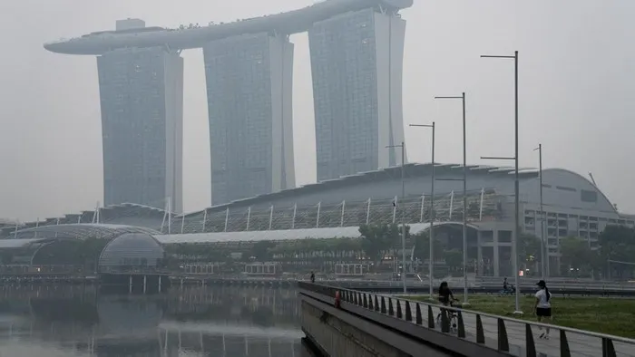 Kabut asap dari Indonesia sampai juga ke Singapura