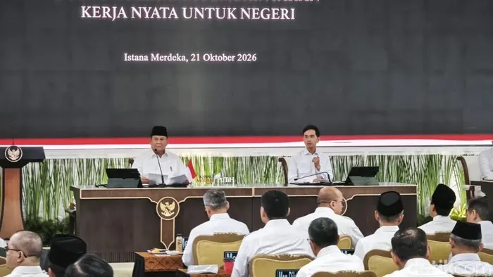 Sidang Kabinet Paripurna di Istana, Jakarta, Rabu (21/10/2026)