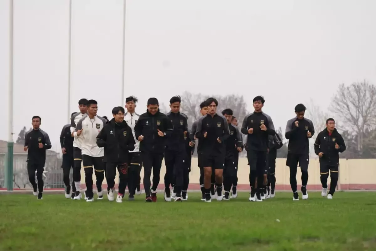 Tim Nasional Indonesia U-20 saat menjalani latihan (Sumber : https://www.pssi.org)