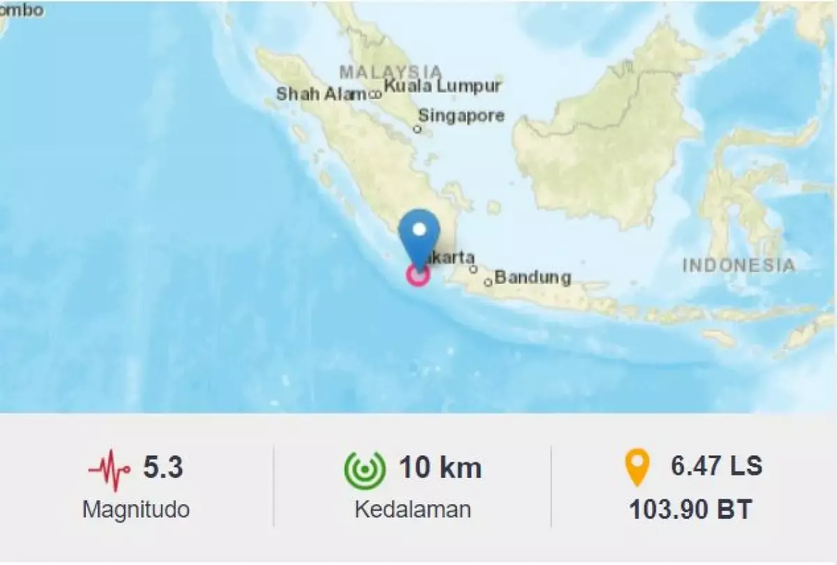 Gempa Bumi mengguncang Lampung