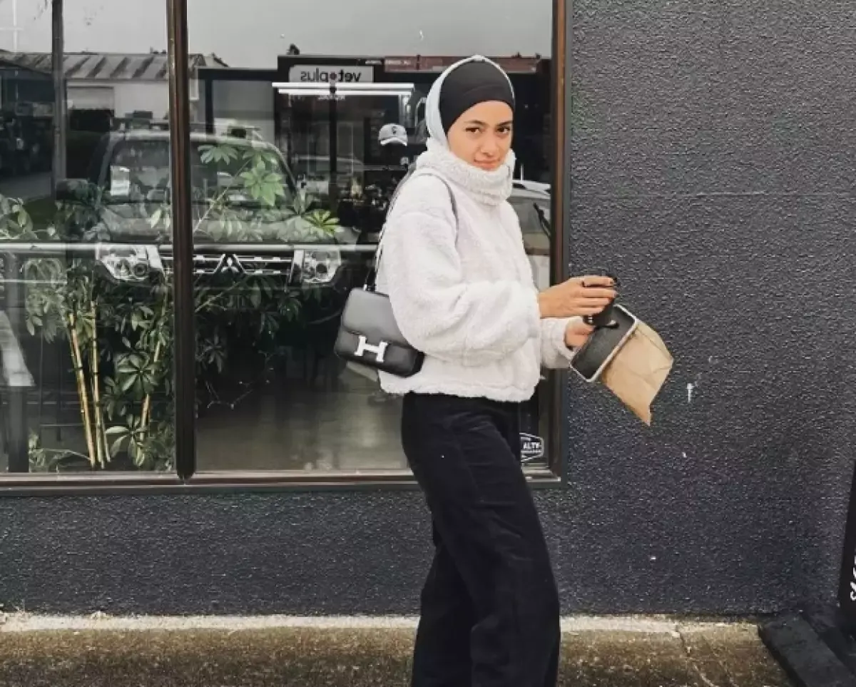 OOTD Hijab Turban ala Ayudia Bing Slamet (Sumber : Instagram/ayudiac)