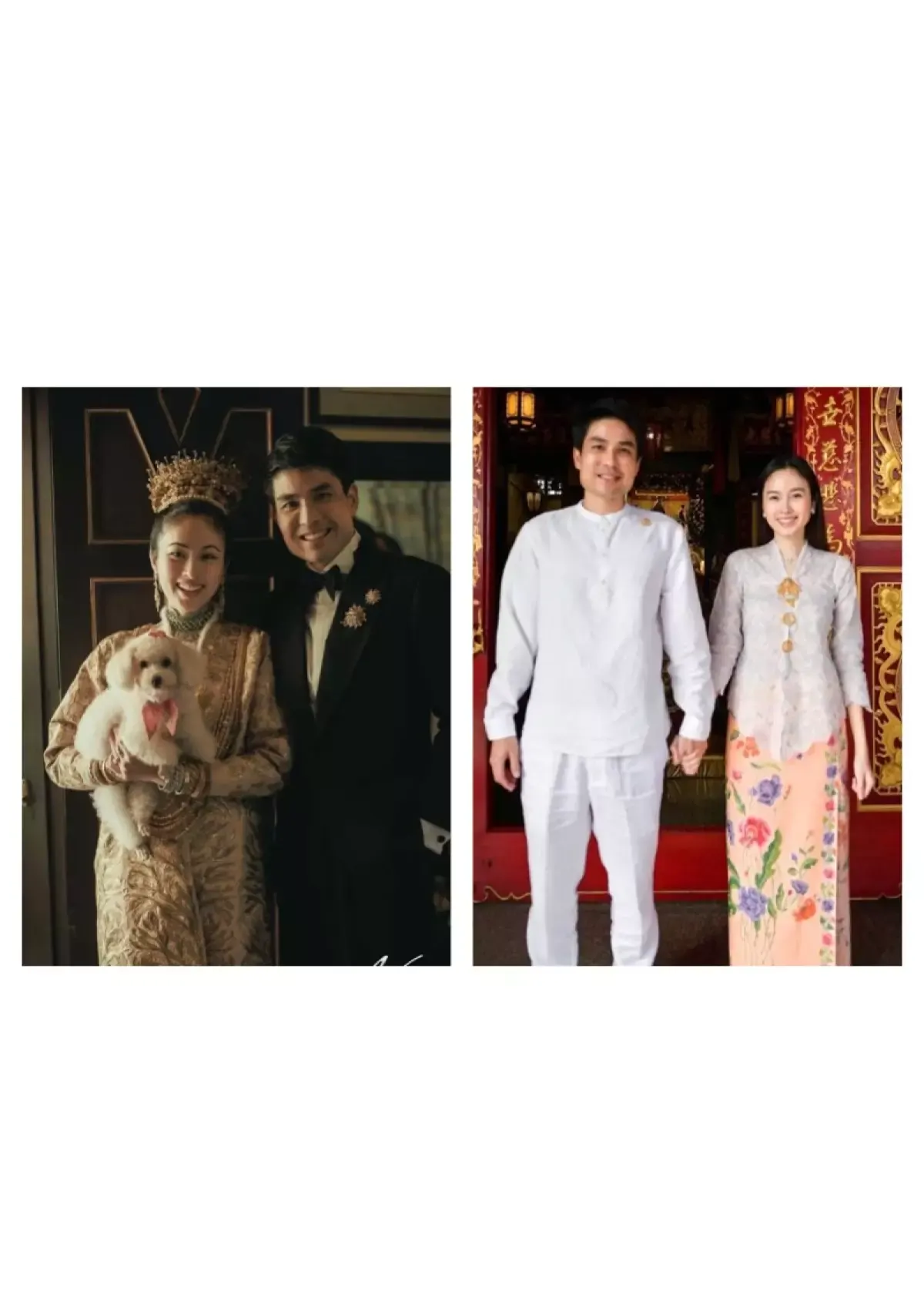 Nong Poy resmi menjadi istri dari crazy rich Thailand, Oak Phakwa Hongyok.