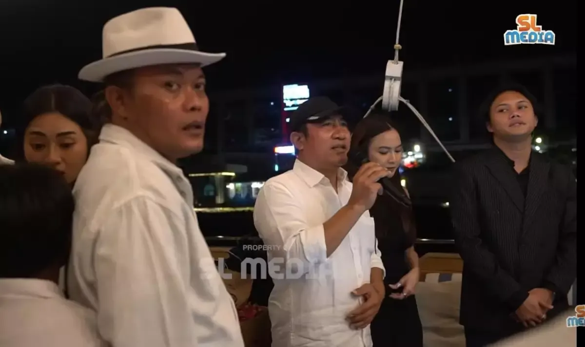 Suasana ulang tahun penyanyi Mahalini (Sumber : YouTube/SL Media)