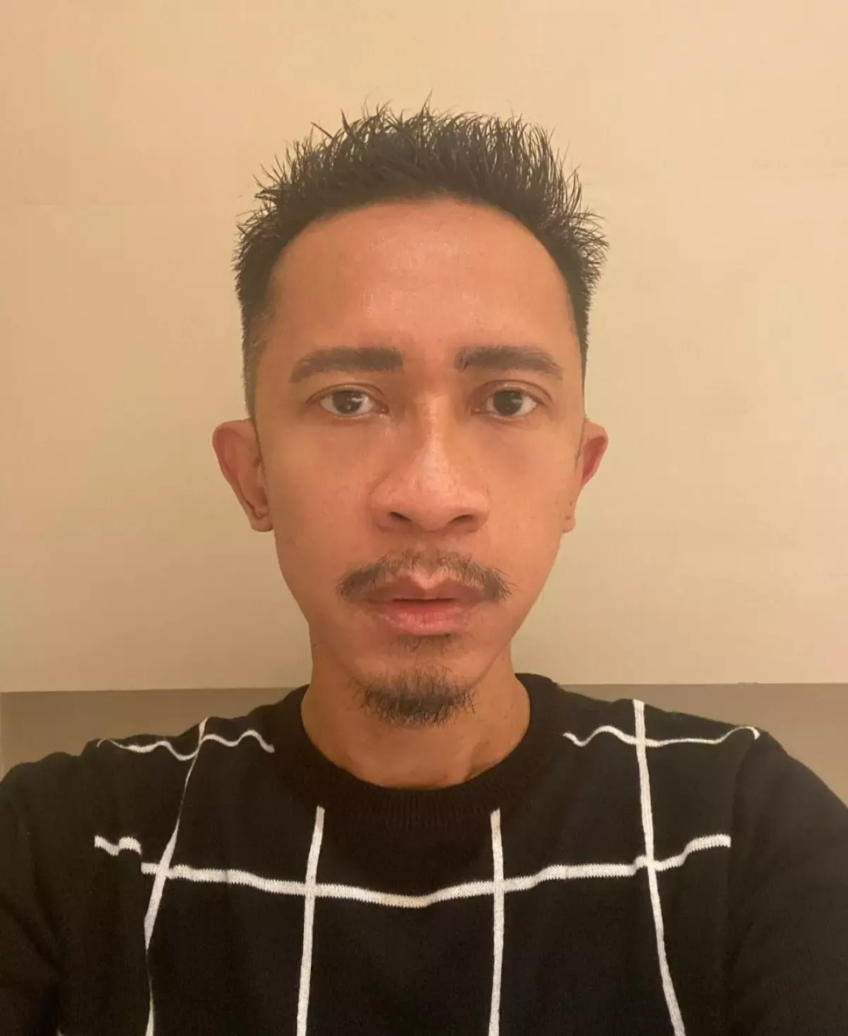 Aming tampil macho dengan gaya rambutnya(Sumber : Tangkapan layar Instagram @amingisback)