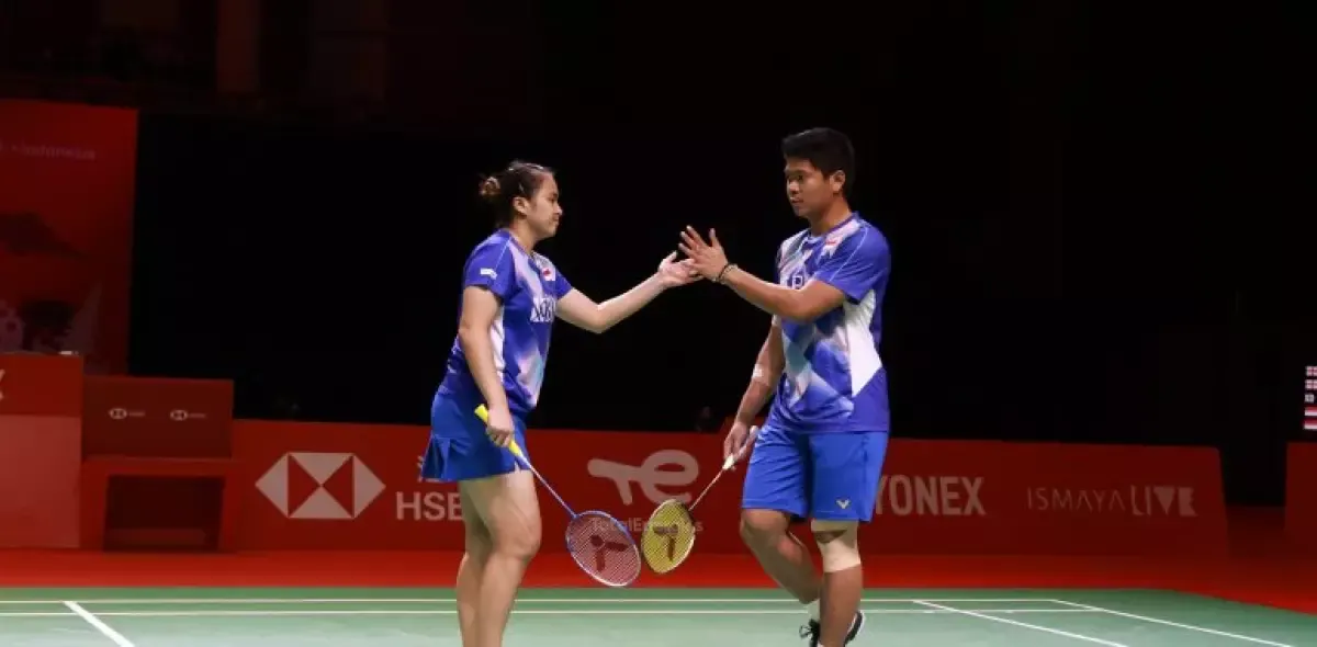 Pasangan ganda campuran Praveen Jordan/Melati Daeva Oktavianti (Sumber : https://pbsi.id/)