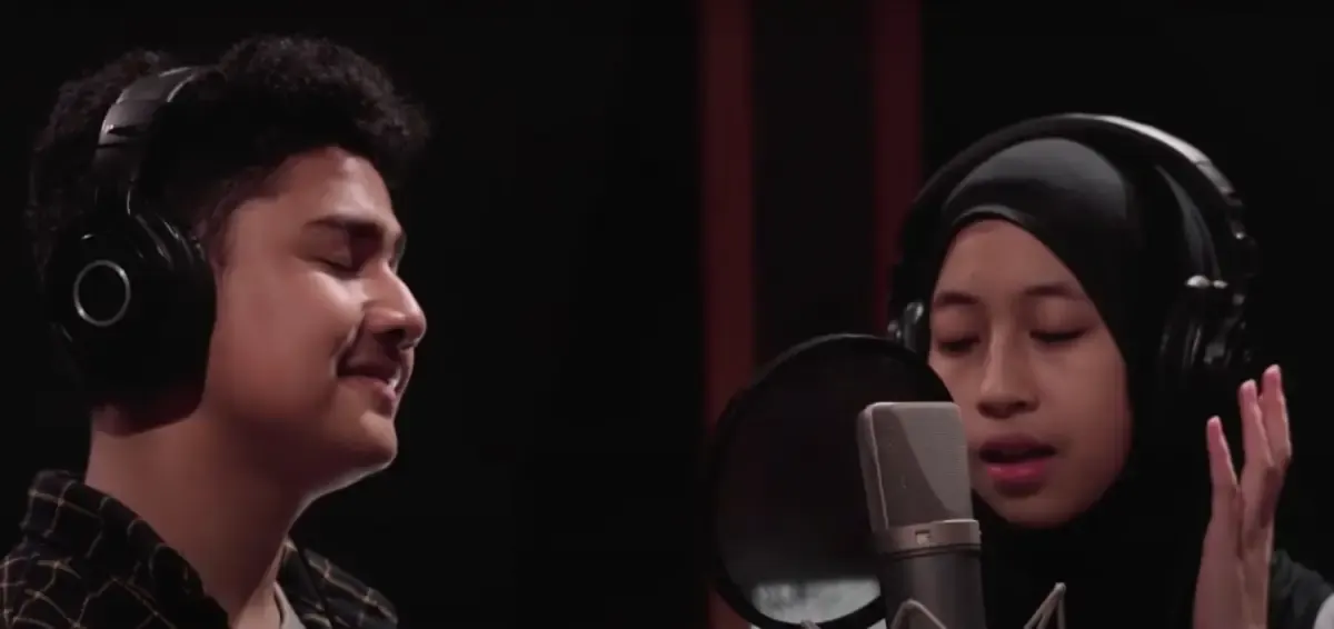 Syakir Daulay feat Adiba Uje (Sumber : Youtube Falcon Music Indonesia)