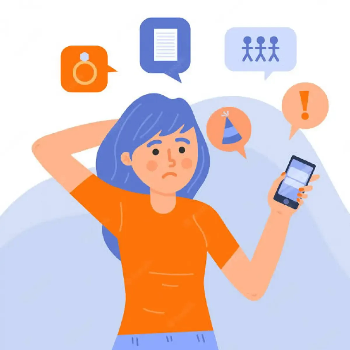 Ilustrasi FOMO (Sumber: Freepik.com)