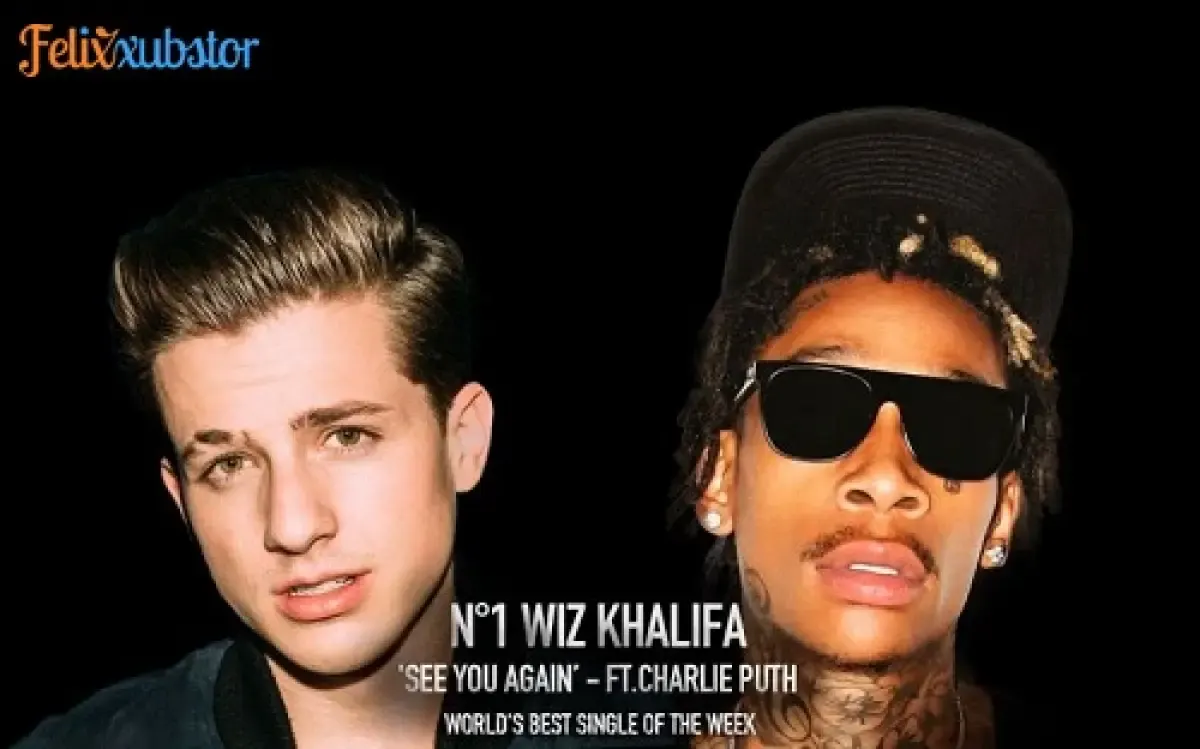 Wiz Khalifa dan Charlie Puth (Sumber : felixxubstor)