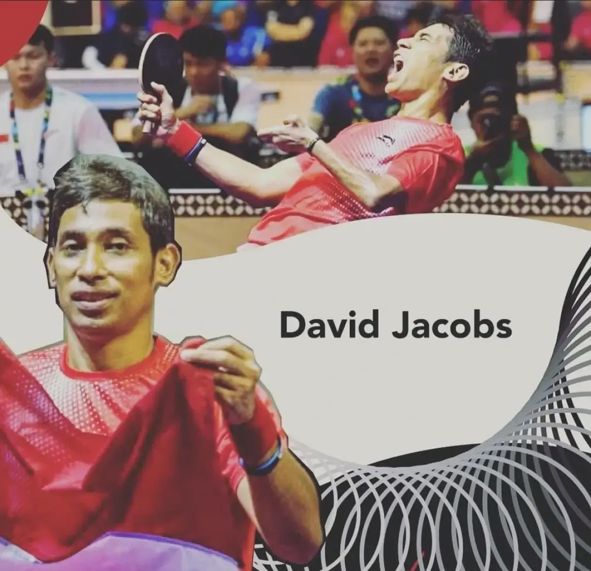 Ilustrasi: Mengenal Sosok Inspiratif David Jacobs, Atlet Difabel Tenis Meja Berusia 45 Tahun (Sumber : Instagram/@dabidjacobs_tabletennis77)