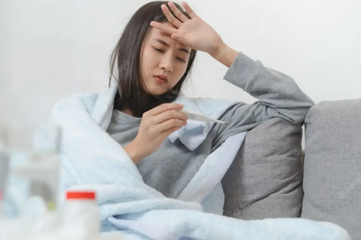 Ilustrasi seseorang alami gejala malaria