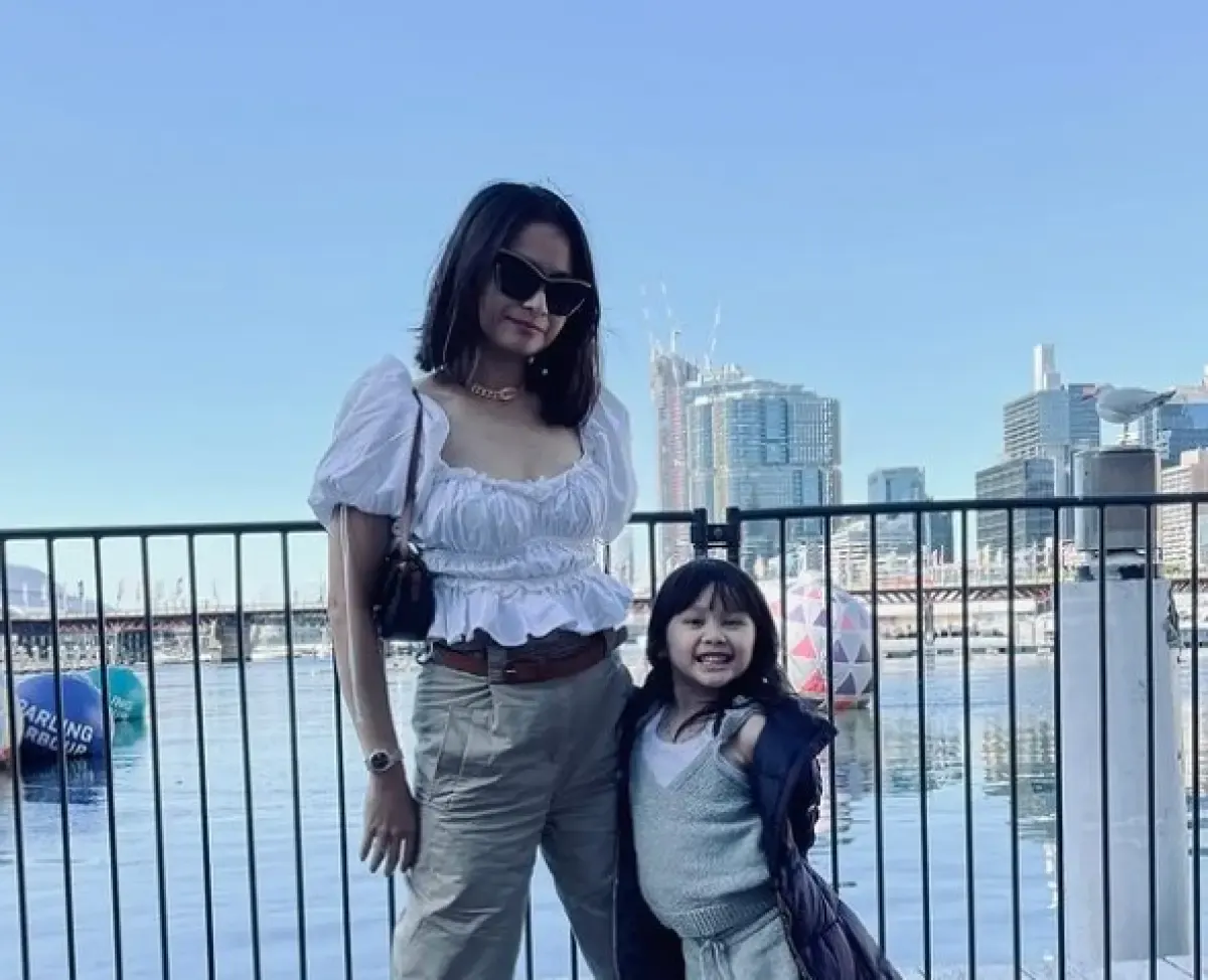 Acha Septriasa dan Bridgia Kalina Kharisma (Sumber : Instagram/septriasaacha)