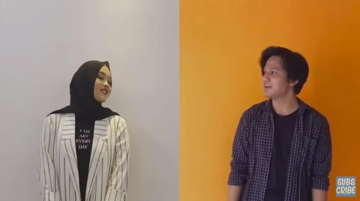 cuplikan adegan video klip Khifnu ft Putri Delina - Katakan Saja (Sumber : Akun official / Putri Delina)