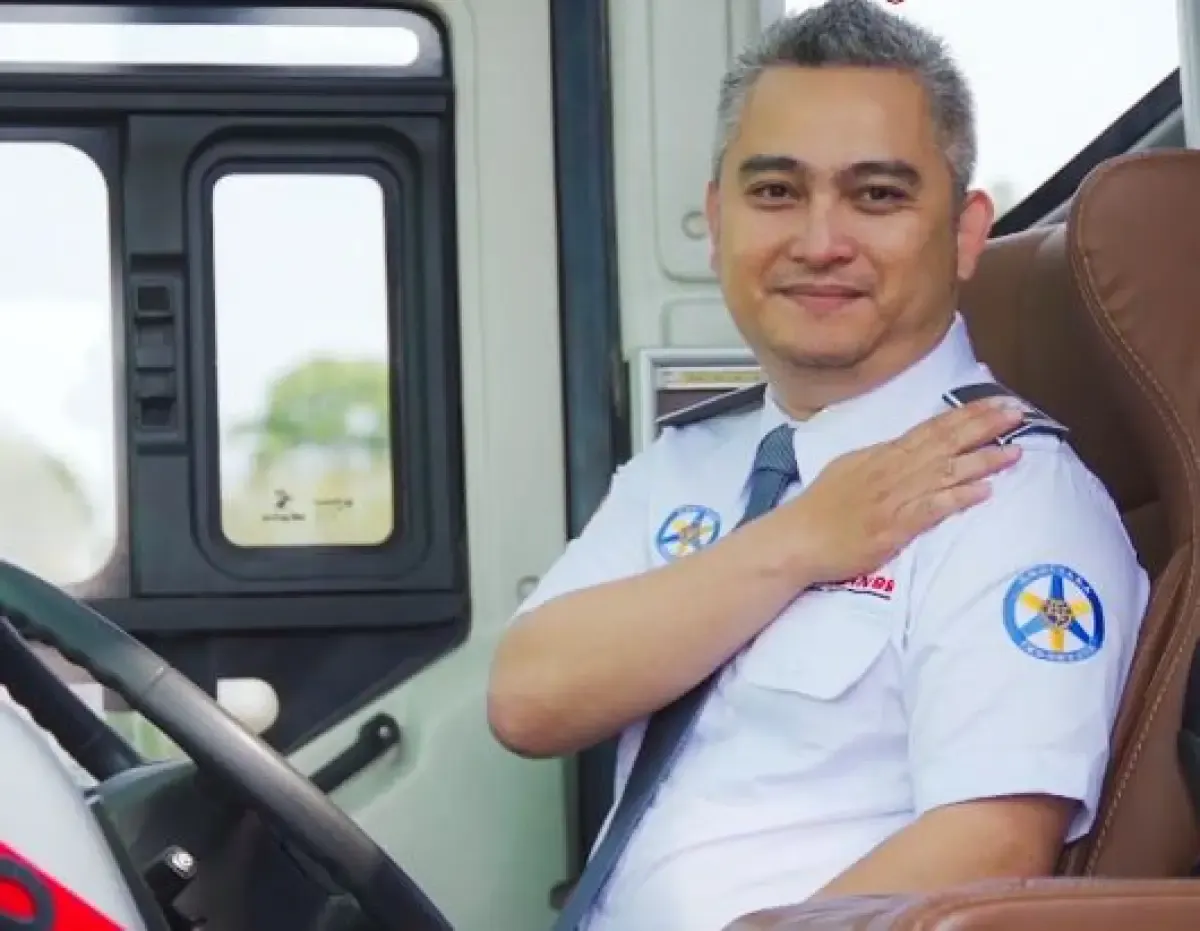 Ilustrasi sopir bus (Sumber : Instagram/juragan99trans)