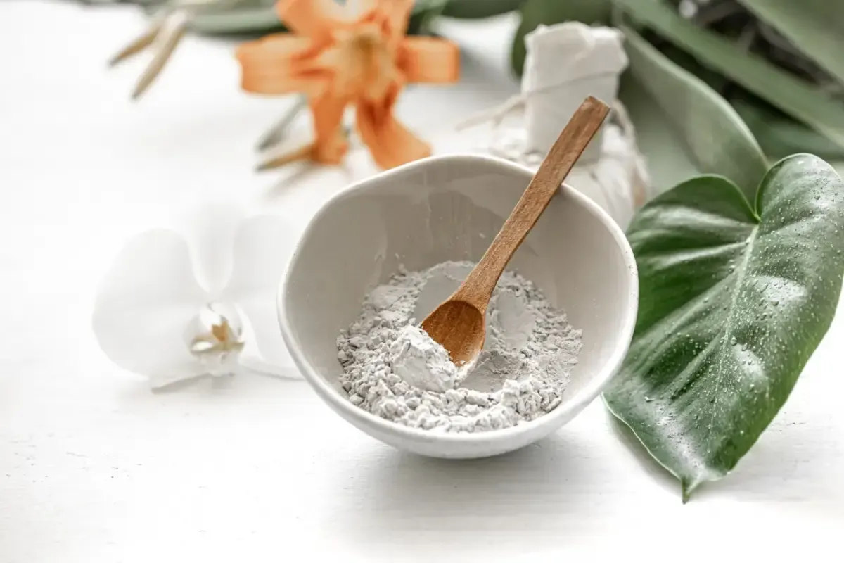 Ilustrasi natural masker organik