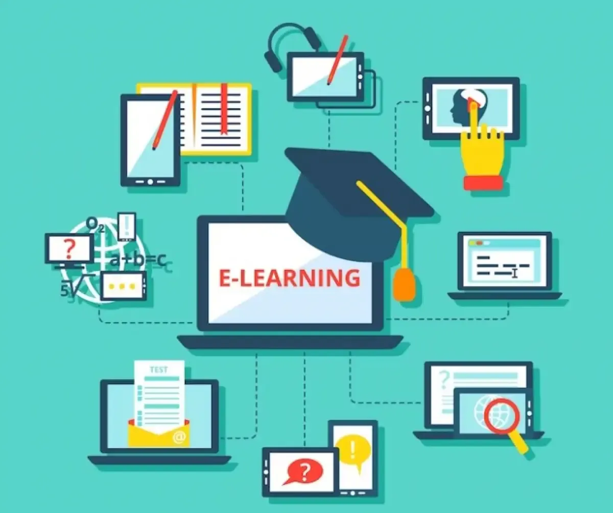 Penerapan e-learning dapat menjadi suatu metode pembelajaran yang hemat sumber daya (Sumber : dok. Freepik)