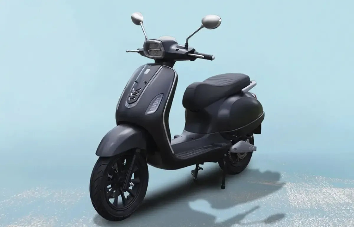 Ilustrasi motor listrik baru Smoot Suzu mirip Vespa Matic (Sumber : smoot.id)