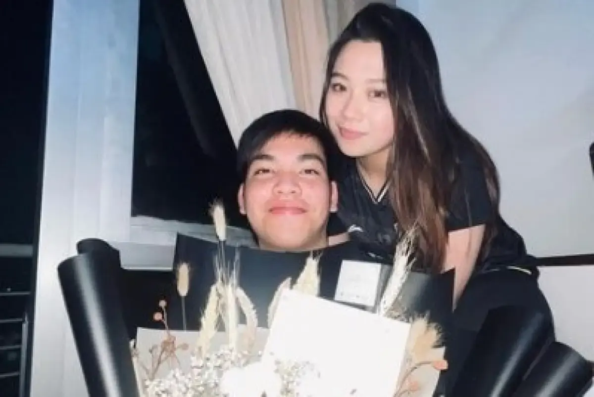 Foto mesra Daniel Marthin dan Belessaria Trishania Sumanti (Sumber : Instagram/@bleessaaaa)