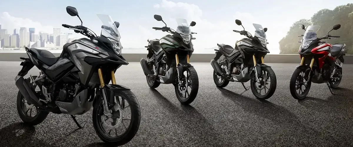 Ilustrasi seluruh pilihan warna Honda CB150X (Sumber : astra-honda.com)