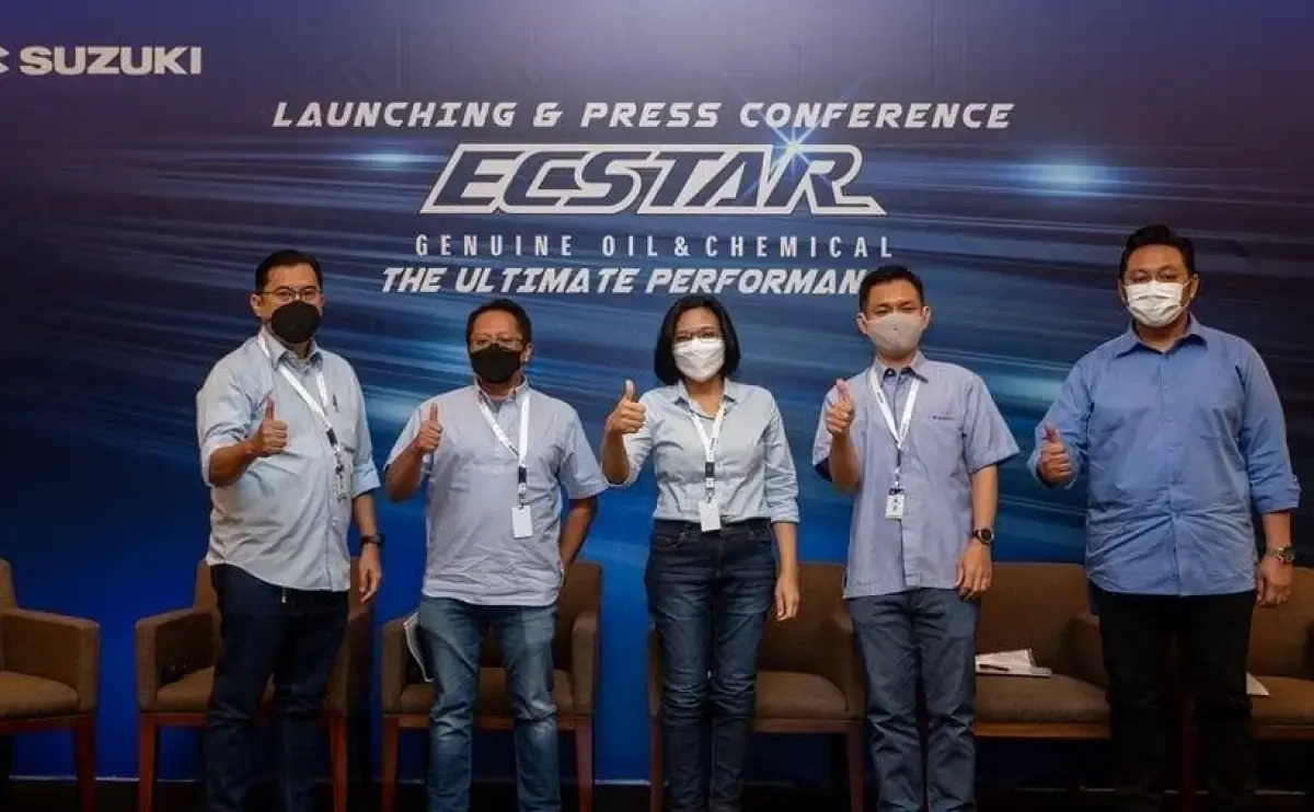 Konferensi pers Suzuki (Sumber : Konferensi pers Suzuki)