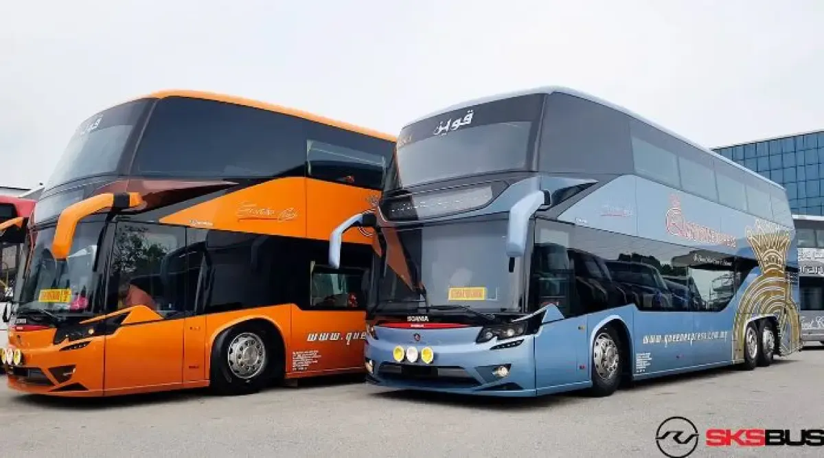 SKSBUS D3 - Queen Express  (Sumber : Facebook/Sks Coachbuilder Sdn Bhd)