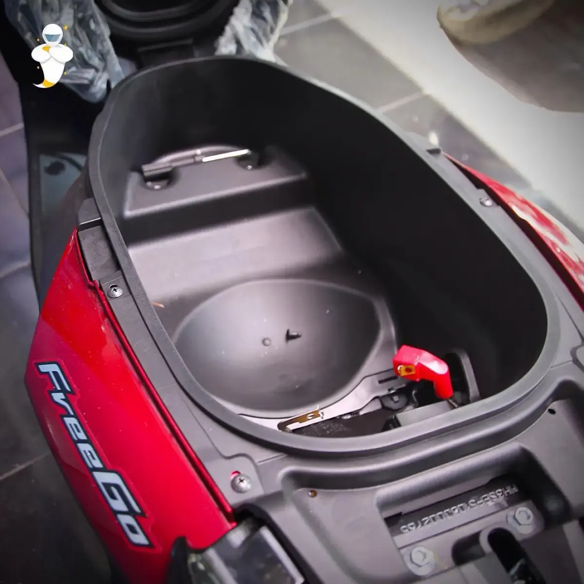 Illustrasi Bagasi Motor