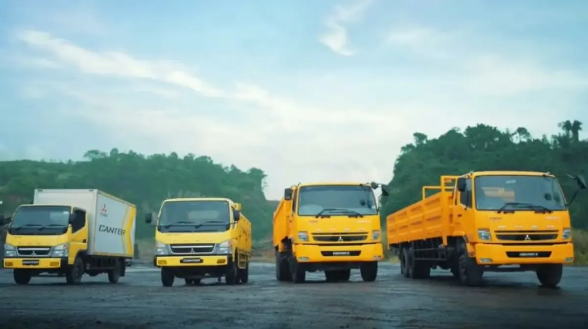 Truk Baru Mitsubishi Berstandar Euro 4 (Sumber : Sun Motor)