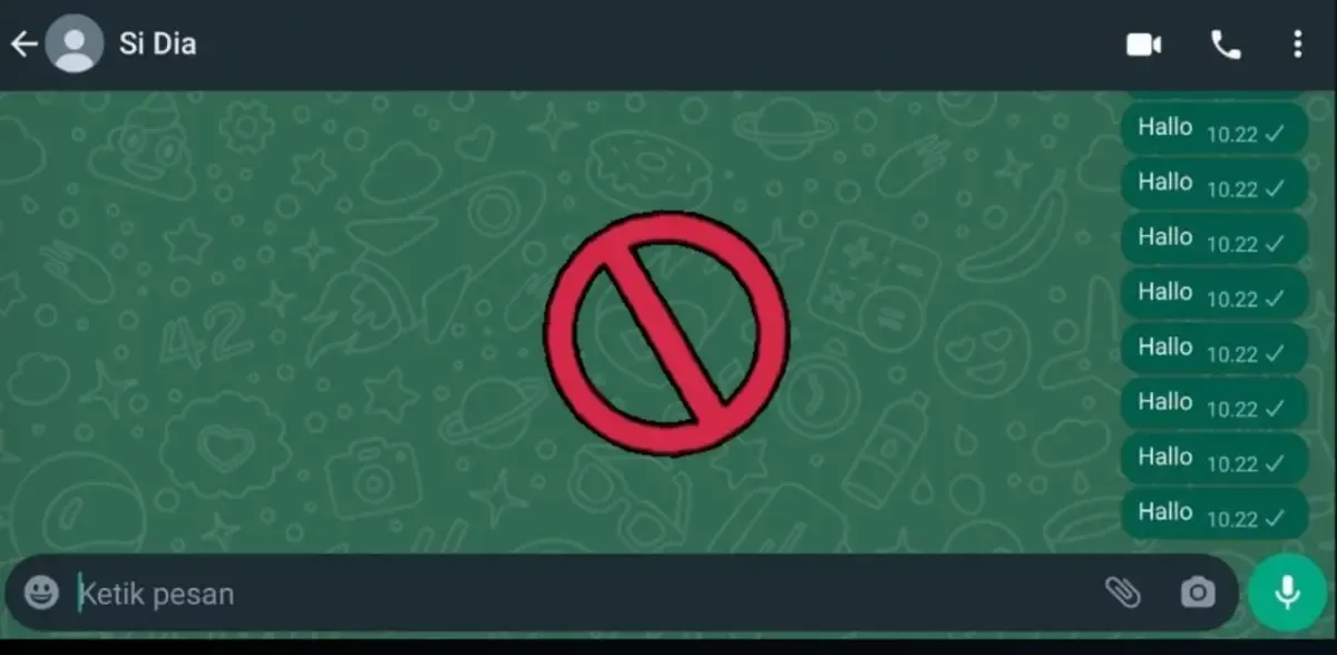 Ilustrasi, WhatsApp diblokir