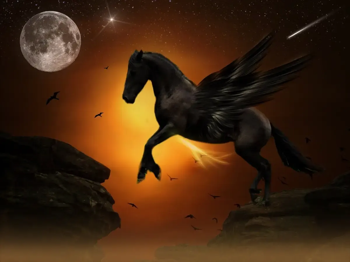 Mengenal Ciri-ciri Buraq, Kendaraan Nabi Muhammad saat Isra Mikraj Terjadi (Sumber : pixabay.com/Mystic Art Design)