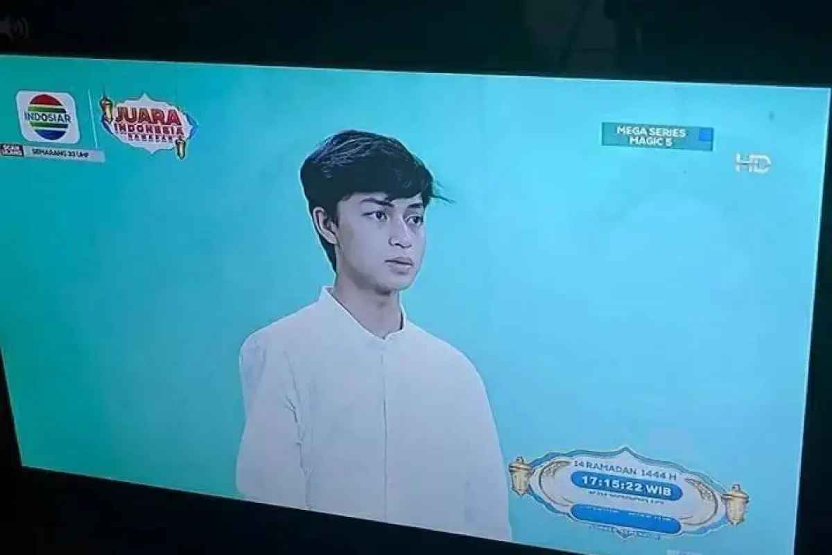 Tangkapan layar video viral sinetron layar green screen. (Sumber : Twitter/@recehtapisayng)