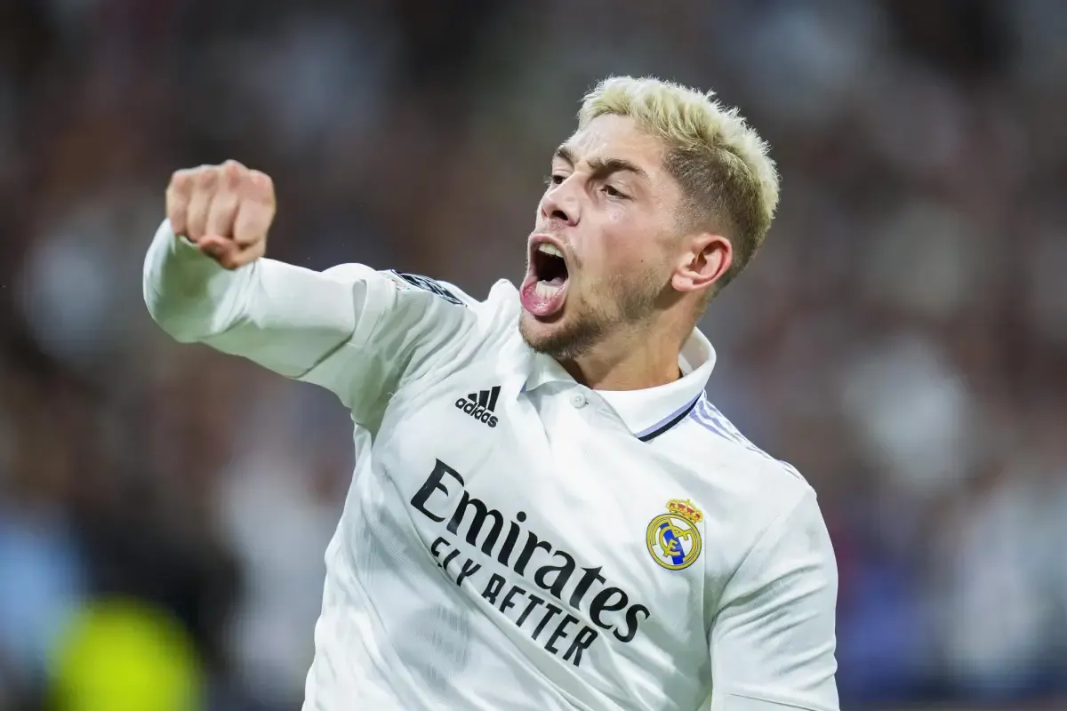 Gelandang Real Madrid, Federico Valverde (Sumber : APNews.com)