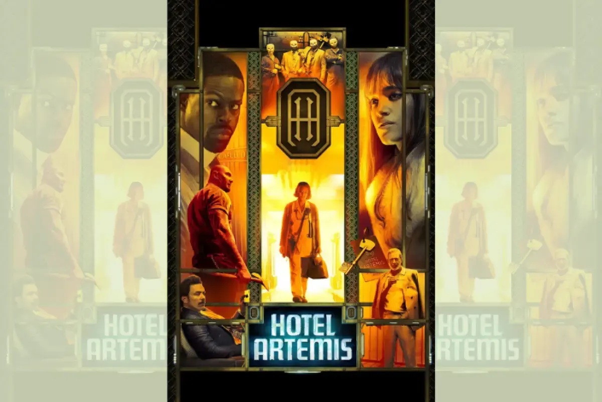 Poster film Hotel Artemis. (Sumber : Twitter/@BigShade55)