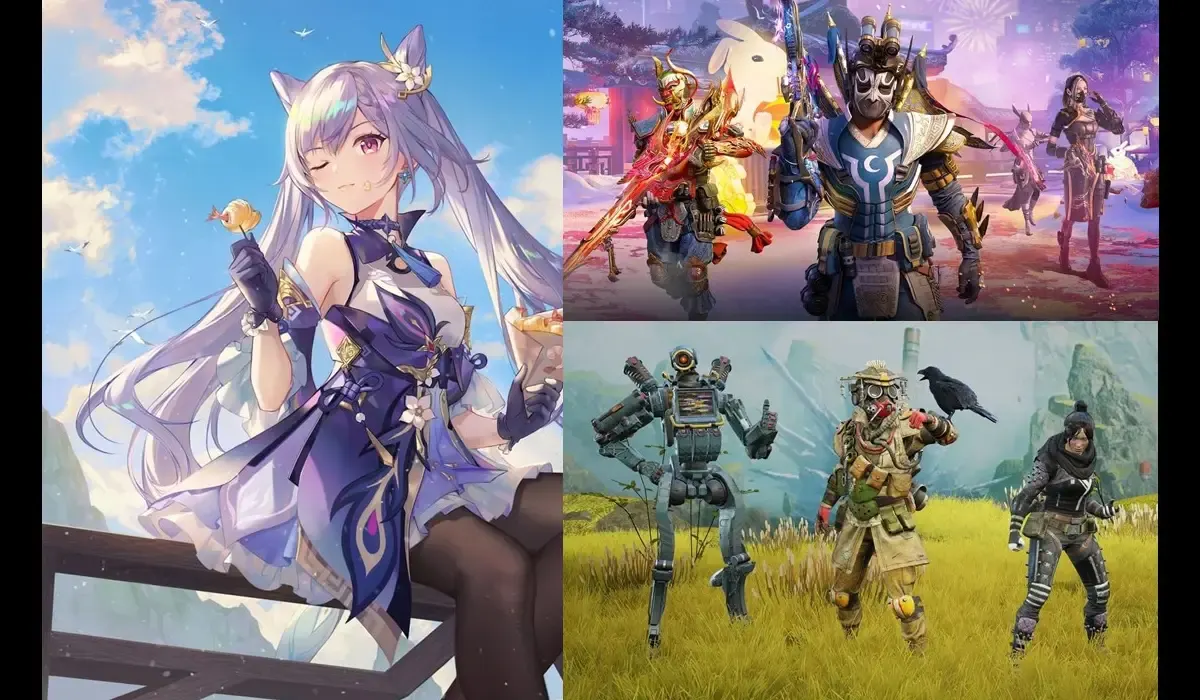 6 Game Aksi Android Terbaik Tahun 2023 (Sumber : Kolase Instagram @callofdutymobile, @playapexmobile, @genshinimpact)