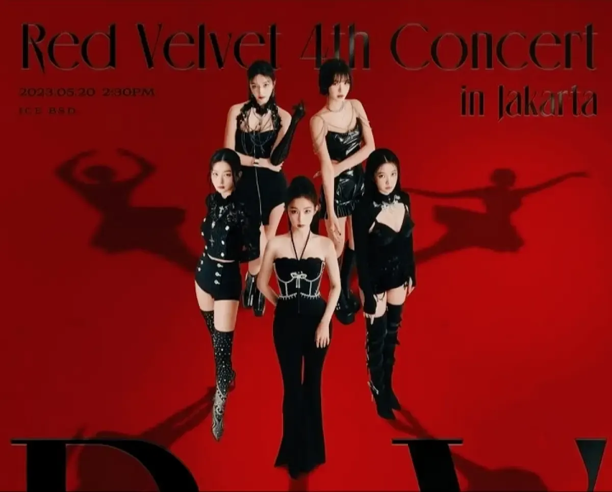 Potret poster konser Red Velvet (Sumber : Instagram)