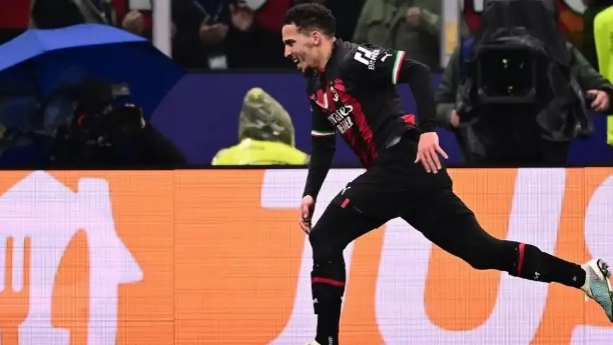 Ismael Bennacer menjadi pahlawan AC Milan  (Sumber : uefa.com)