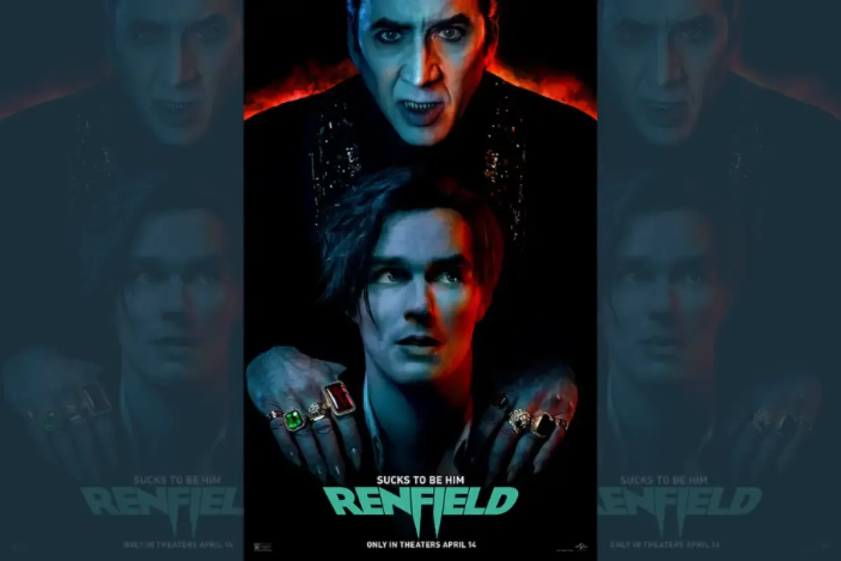 Poster film Renfield. (Sumber : Twitter/@DaveLikesMovies)