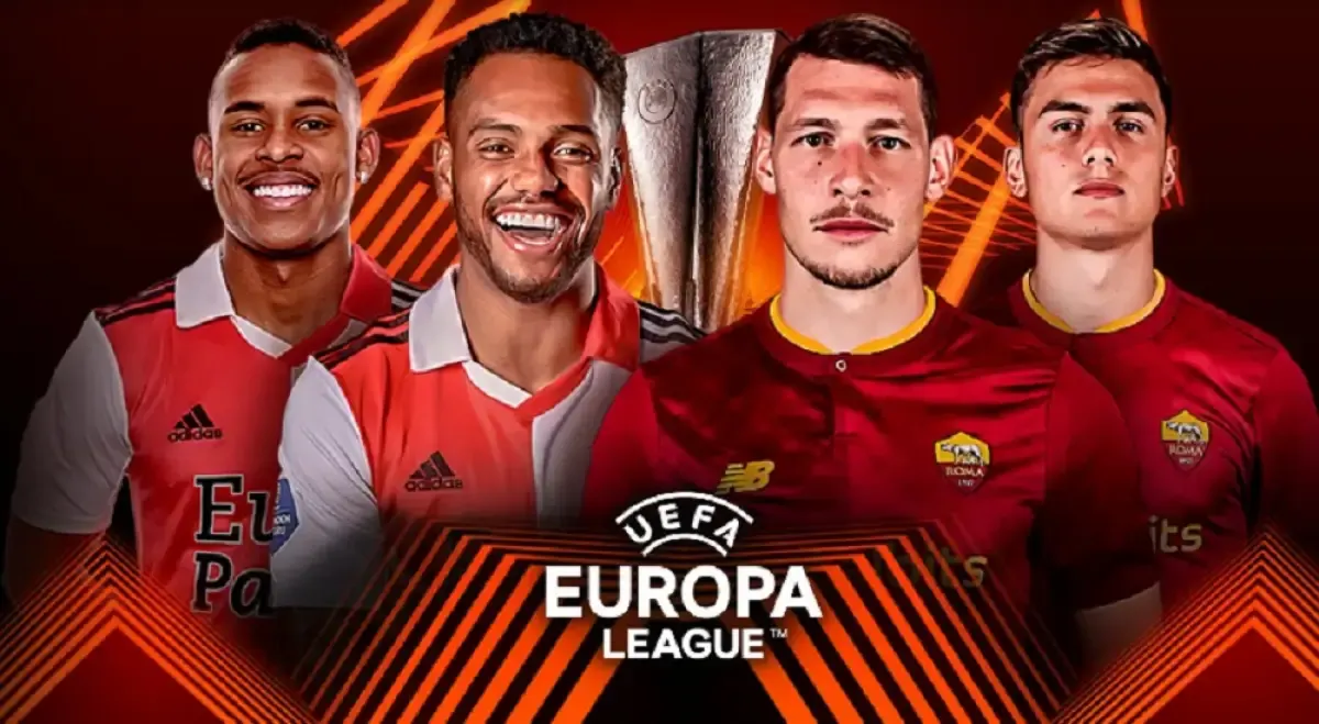 Pertandingan Liga Eropa antara Feyenoord vs Roma (Sumber : Vidio.com)
