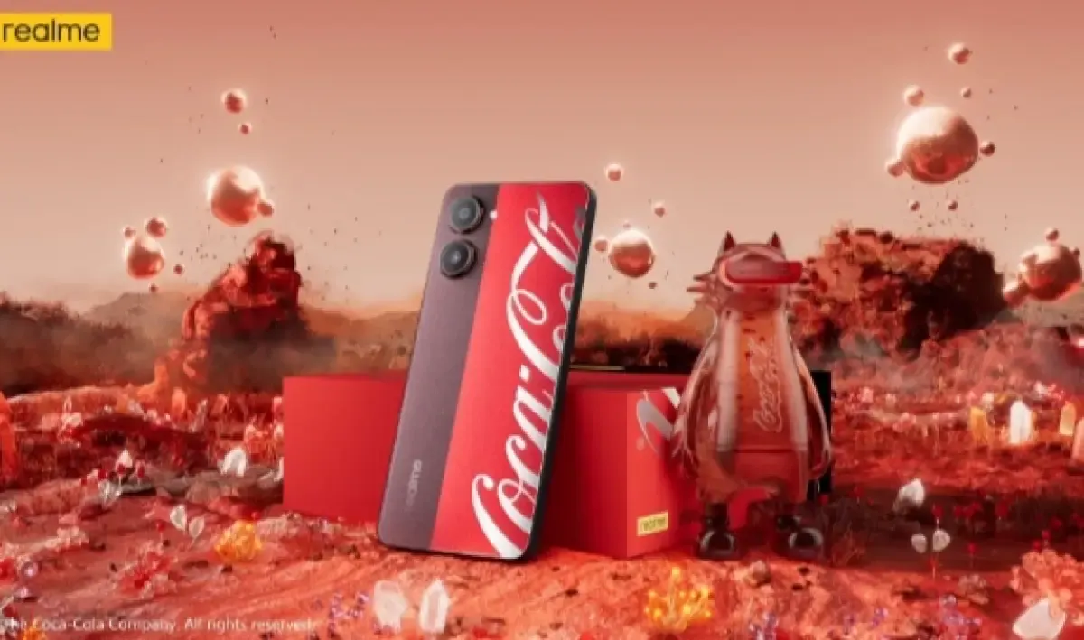 realme 10 Pro Coca-Cola Edition (Sumber : sea.mashable.com)