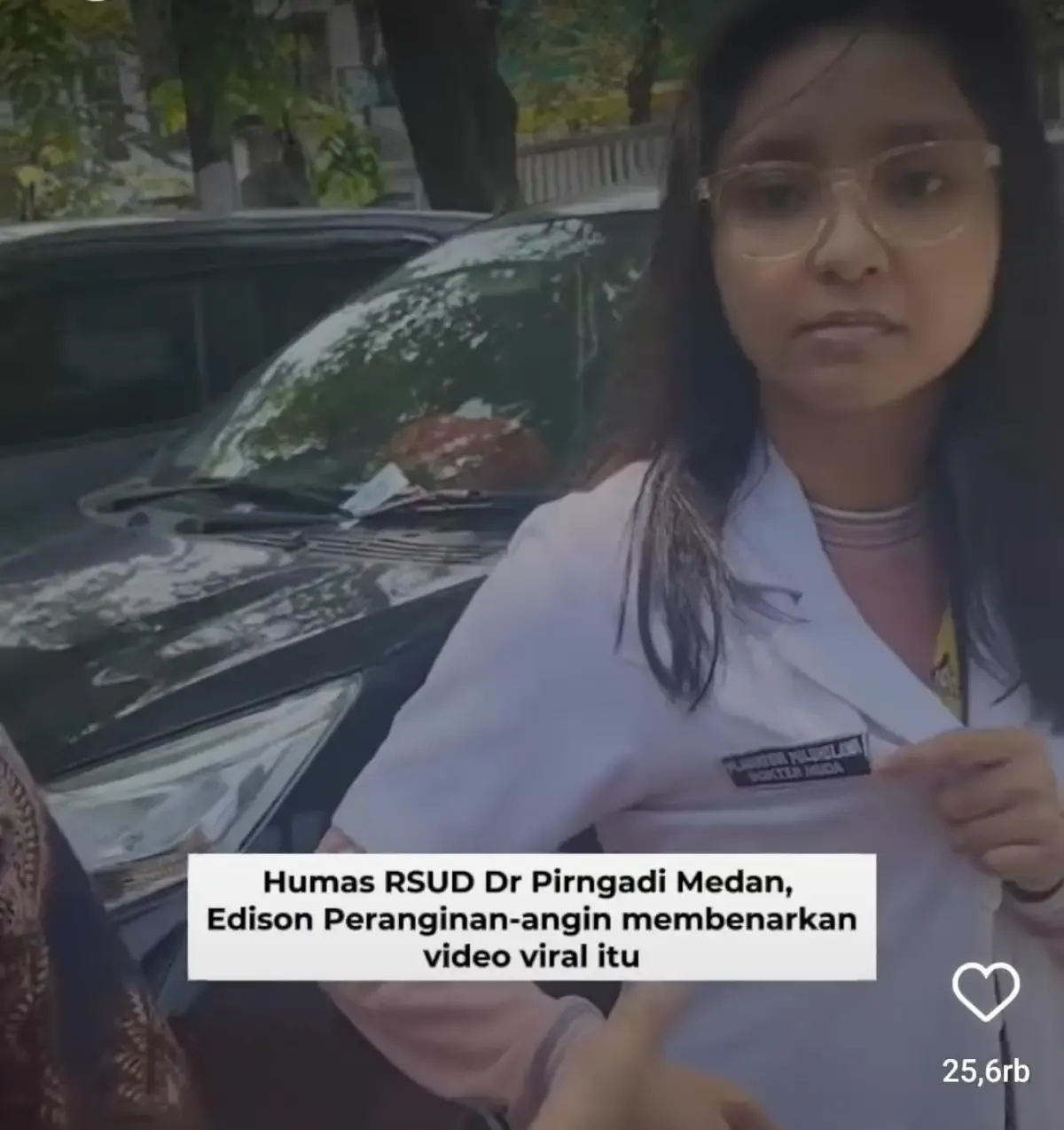 Kronologi Koas Viral Cekcok Dengan Pengunjung Rumah Sakit (Sumber : Tangkap Layar/@Instagram)