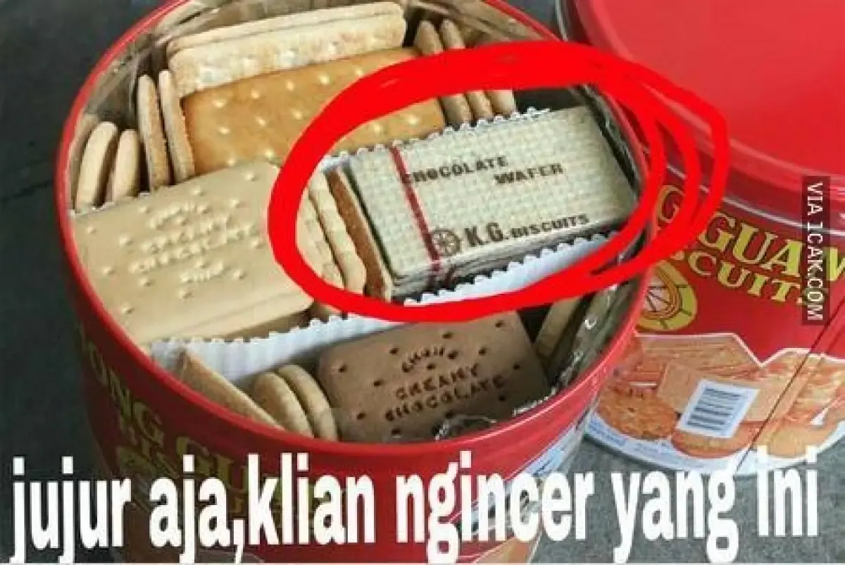 Meme kocak Khong Guan. (Sumber : 1cak.com/norris13)