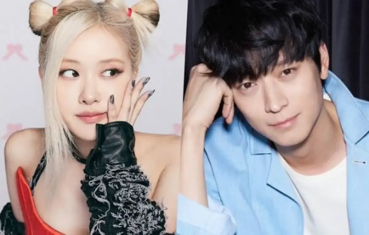 Rose Blackpink dan Kang Dong-won  (Sumber : Soompi.com)