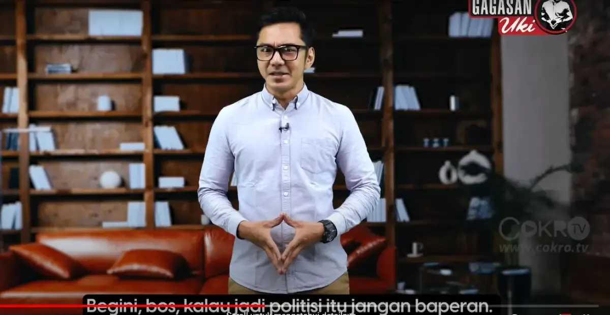 Wasekjen PSI Dedek Prayudi (Uki) (Sumber : Tangkap Layar/Youtube/Cokro TV)