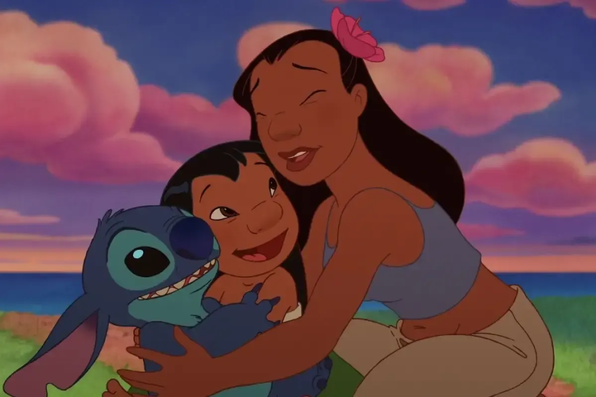 Salah satu adegan dalam film Lilo & Stitch versi animasi. (Sumber : Twitter/@Mutant_Menace)