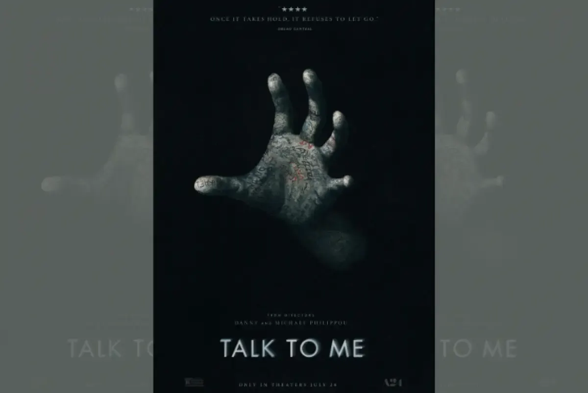 Poster film Talk to Me. (Sumber : Twitter/@Film_Treasures)