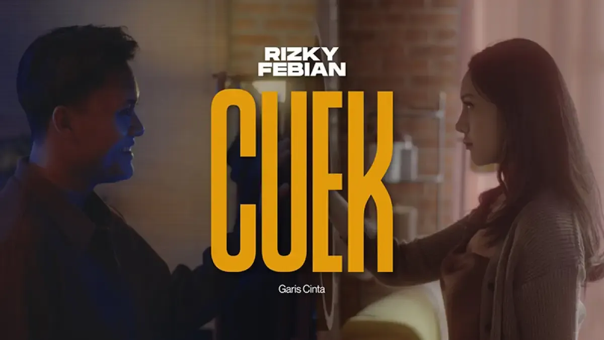 Lirik Lagu Cuek oleh Rizky Febian yang Bikin Geregetan (Spotify) (Sumber : Spotify)