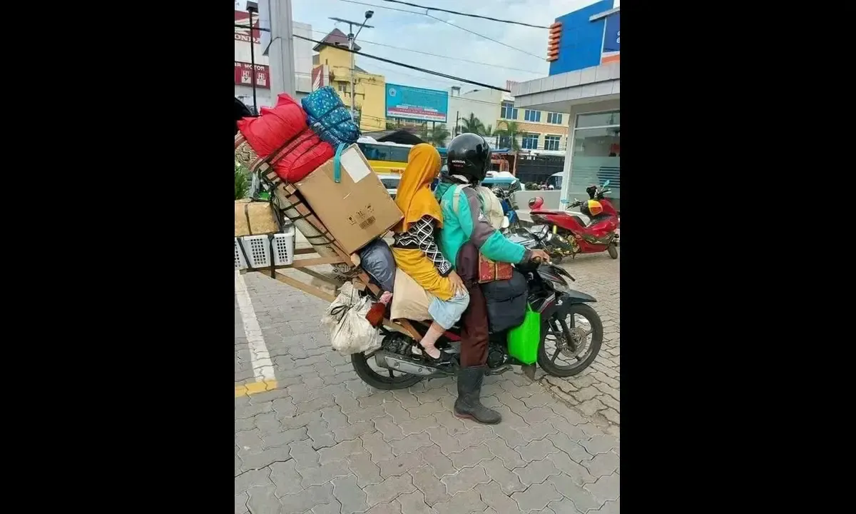 Situasi mudik (Sumber : Twitter @ndraperkasa)