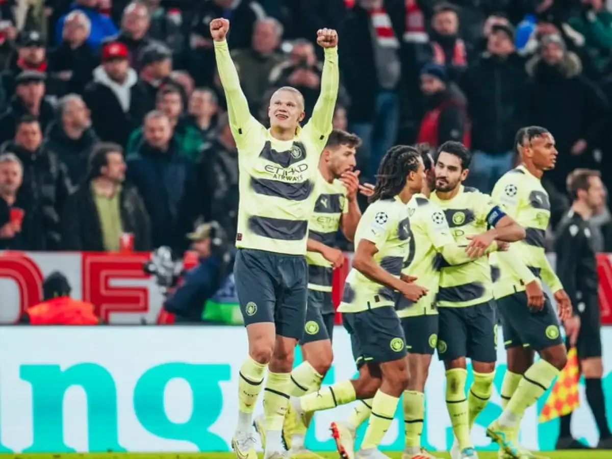 Hasil Bayern Munchen vs Man City: Bermain Imbang Sudah Cukup Antarkan The Citizens ke Semifinal (Sumber : TWITTER/@ManCity)