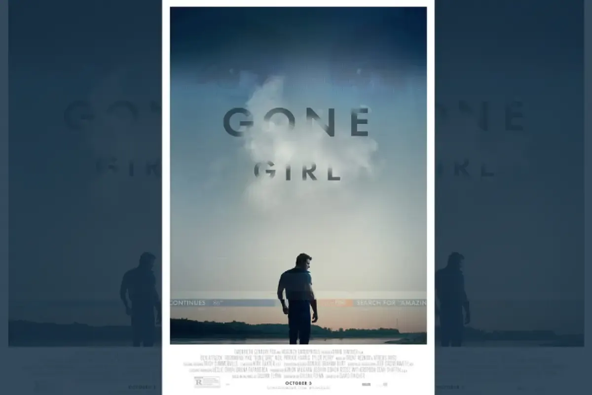 Poster film Gone Girl. (Sumber : Twitter/@villagefrancis)