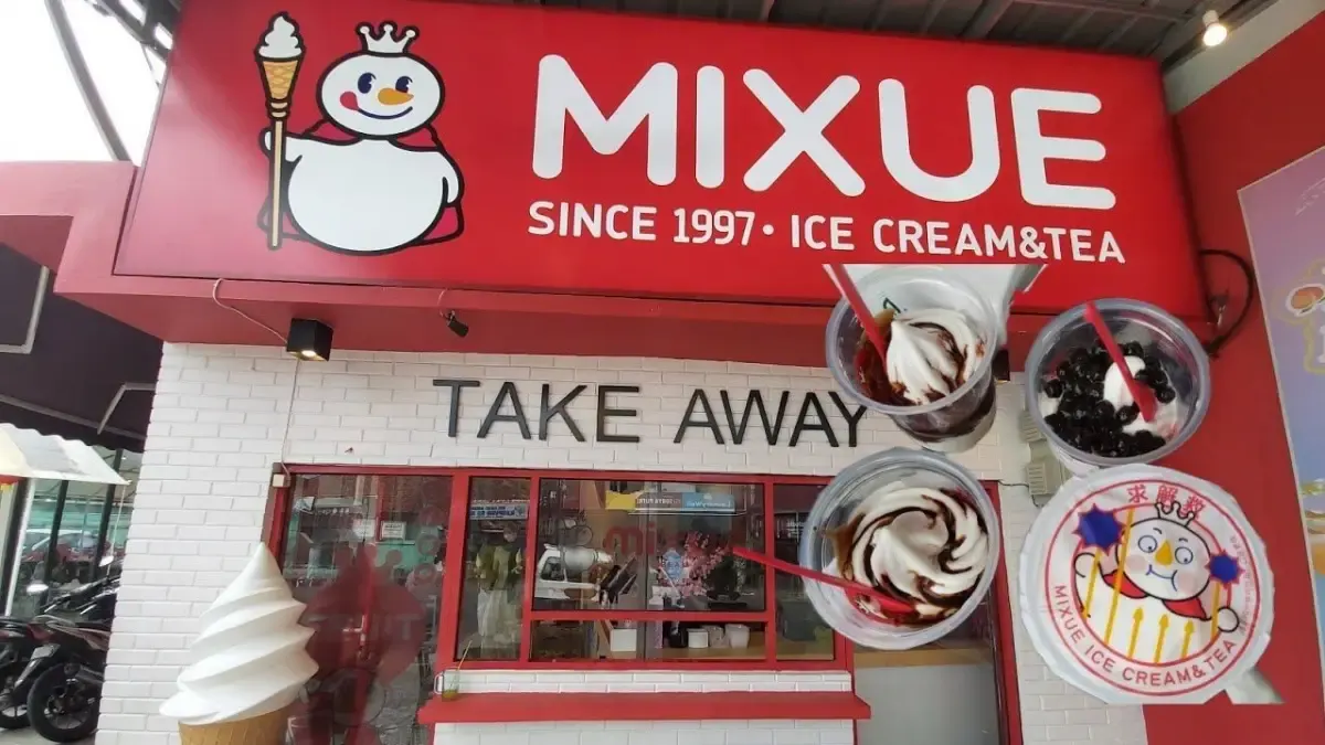 Cuitan Menggelitik Komentari Ekspansi Es Krim Mixue: Indonesia Dijajah Mixue (FOTO: Mixue Indonesia)