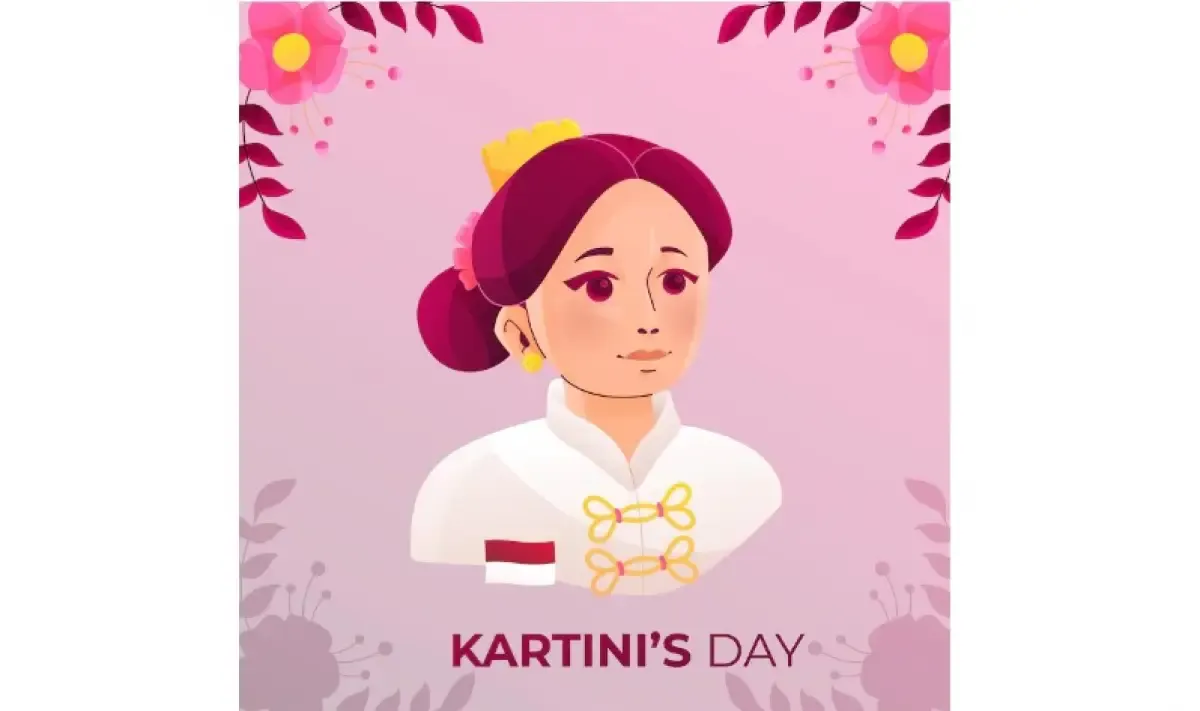 Ilustrasi Hari Kartini (Sumber : Freepik)